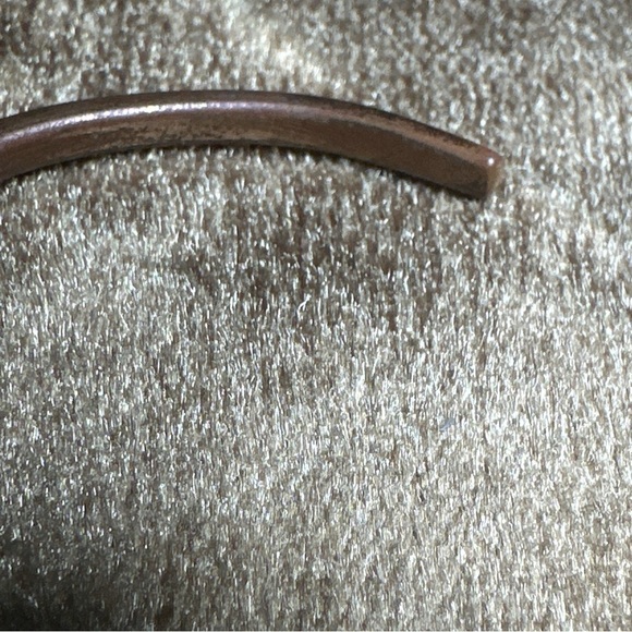 Sold🛍️Vintage’Sergio Lub’ Brass Cuff Bracelet California Ocean Wave 5349 - Picture 3 of 9